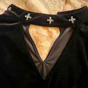 Lord&Taylor Velvet Blouse